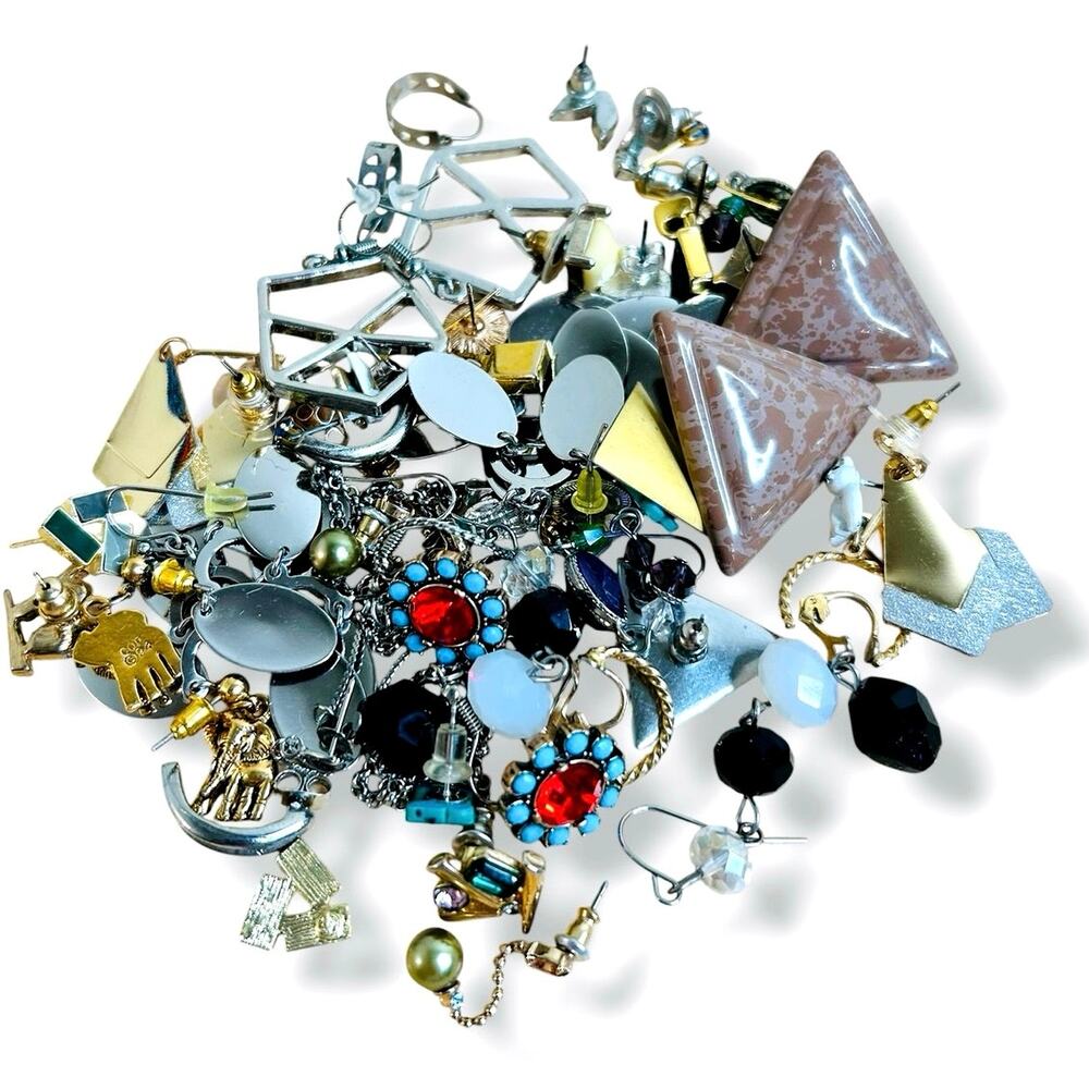 Earrings Mixed Lot Vintage to Now Variety All Matching Pairs Good Condition